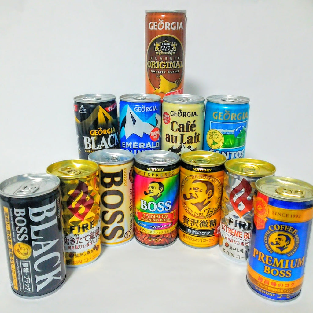 Japanese Canned Coffee - So Many Options!
