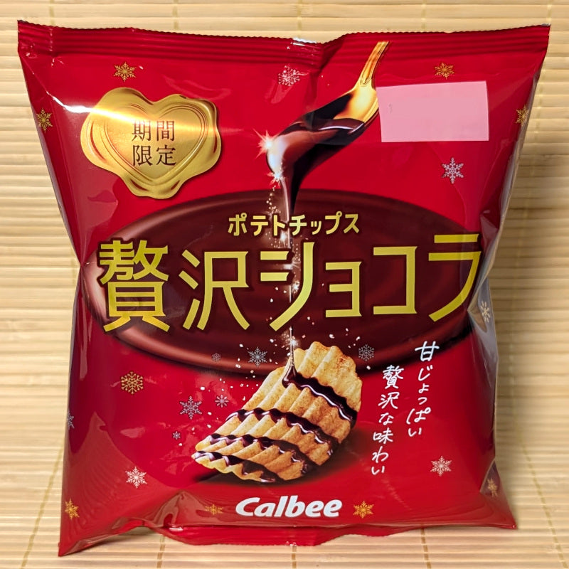 Calbee Potato Chips - Zeitaku Luxury Chocolate