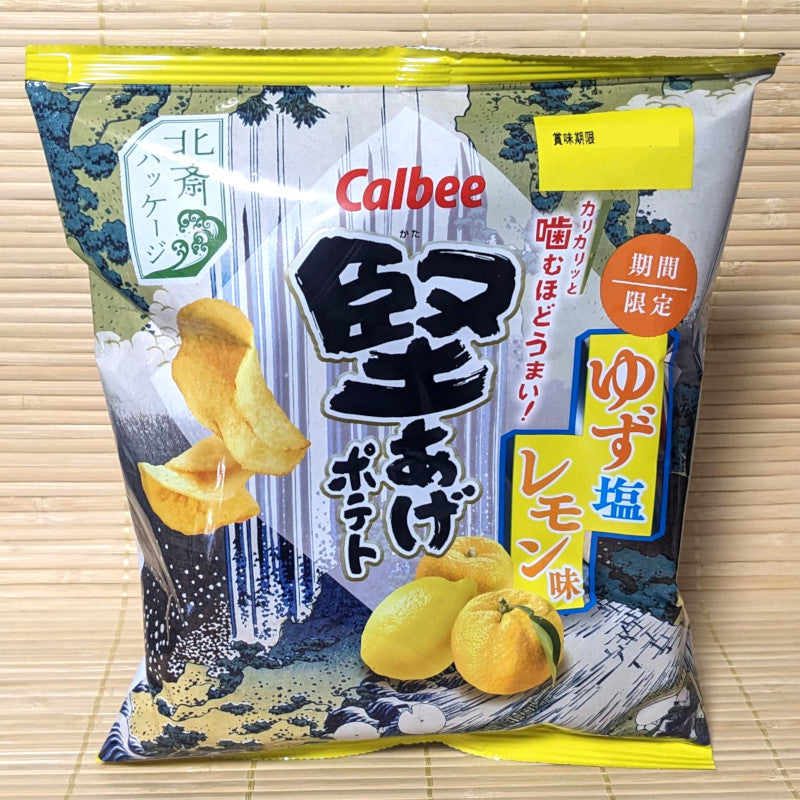 Calbee 'Kata-Age' Potato Chips - Yuzu Salty Lemon