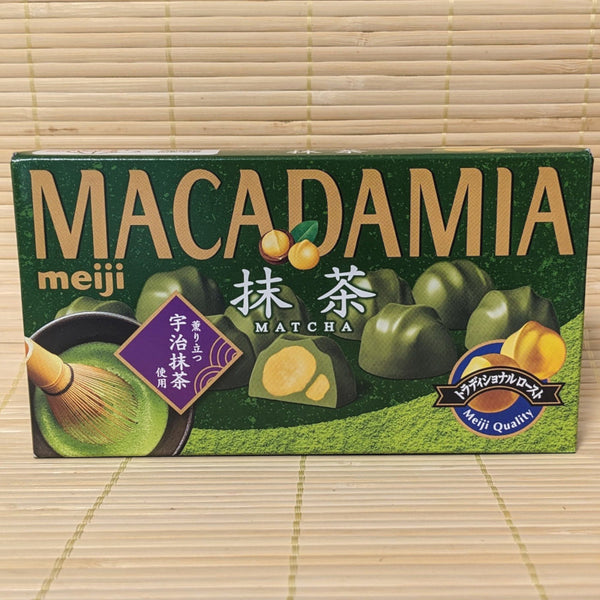 MACADAMIA - Meiji Green Tea Matcha Chocolate | napaJapan