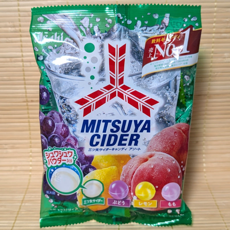 Mitsuya Cider Soda Hard Candy - 4 Flavor (w/ Peach)
