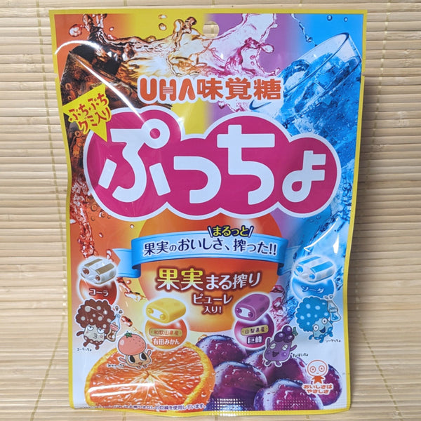 Puccho Soft Candy Chews PUCHOLS Mix (w/ Mikan) napaJapan