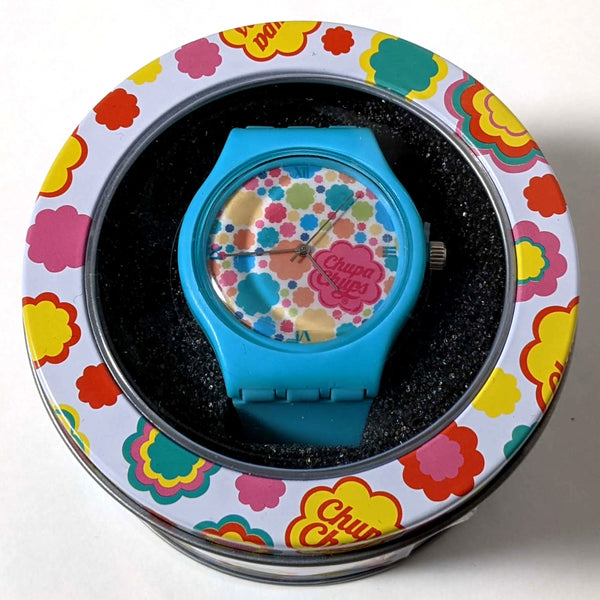 ☆Chupa プロフ!!様☆ zz-- Chupa Chups - Blue Analog Watch --zz