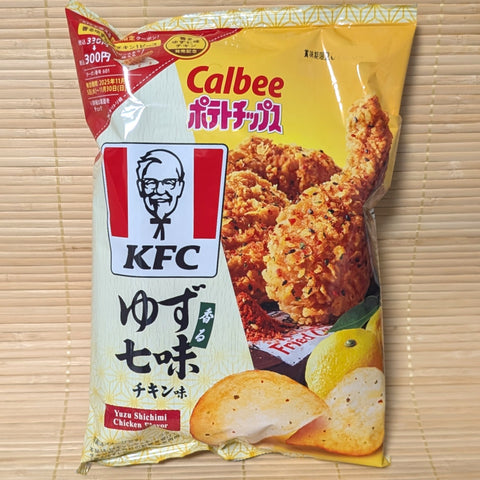 Calbee KFC Potato Chips - Yuzu Shichimi Spice