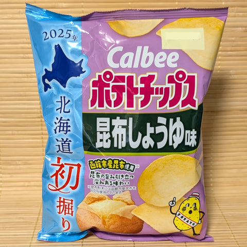 Calbee Potato Chips - Kelp Soy Sauce