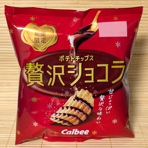 Calbee Potato Chips - Zeitaku Luxury Chocolate