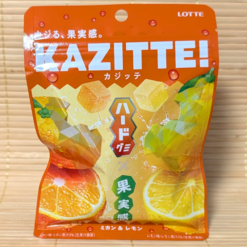 KAZITTE! Gummy Candy - Mandarin Orange and Lemon | napaJapan