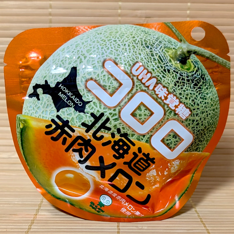 🍈 UHA Kororo Gummy - Regional Hokkaido Red-Flesh Melon | napaJapan