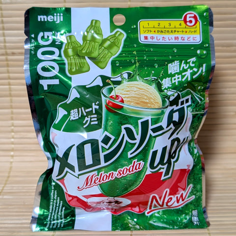 Meiji Gummy Candy - Melon Soda UP (100 gram)