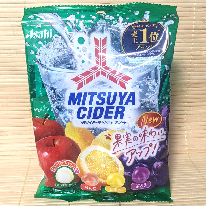 Mitsuya Cider Soda Hard Candy - 4 Flavor (w/ Red Apple)