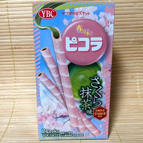 Picola Chocolate Cookie Sticks - Sakura Matcha
