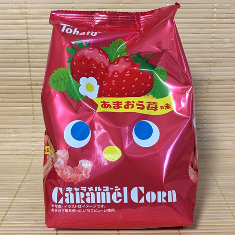 Tohato Caramel Corn - Amaou Strawberry