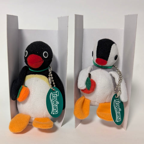 zz-- Tropicana Penguin Plush Keychain Set --zz