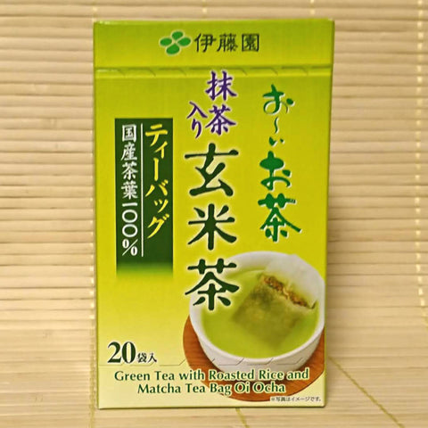 Itoen Oi Ocha - Green Tea and Roasted Rice (20 bags)