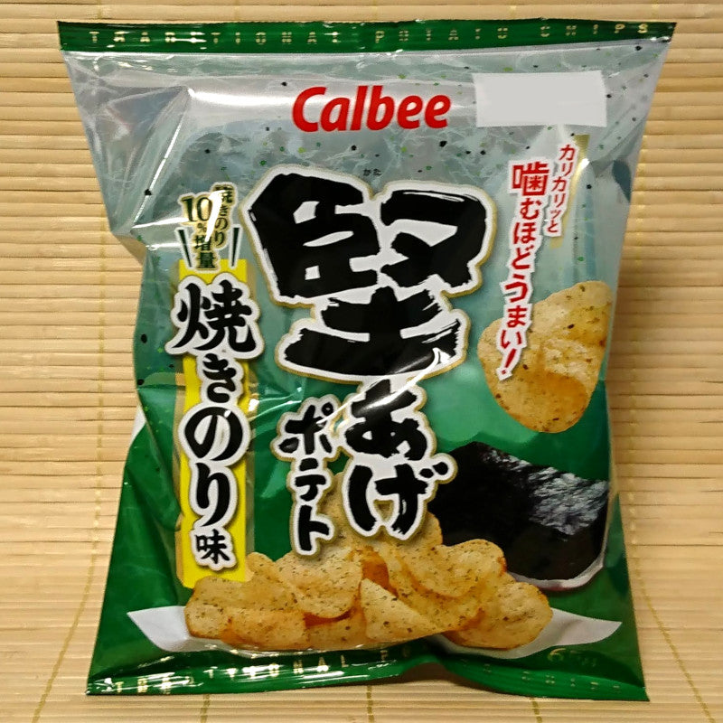 Calbee 'Kata-Age' Potato Chips - Grilled Seaweed