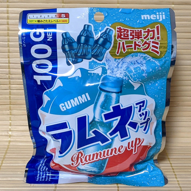 Meiji Gummy Candy - RAMUNE UP Hard (100 gram)