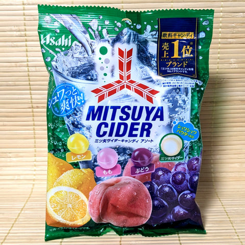 Mitsuya Cider Soda Hard Candy - 4 Flavor (w/ Peach)