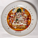 zz-- Peko Chan - Christmas Plate 2003 --zz