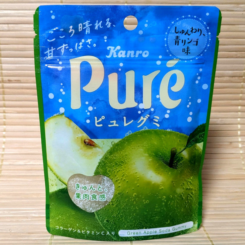 Puré Gummy Candy - Green Apple Soda