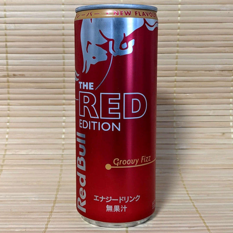 Red Bull Energy Soda Groovy Fizz RED (Strawberry/Apricot) napaJapan
