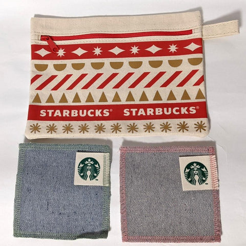 zz-- Starbucks Japan - Pouch & Coaster Set --zz